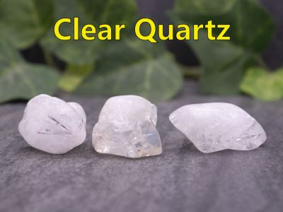 Clear Quartz
Clear quartz is a transparent and colorless mineral made of silicon and oxygen.  It is commonly found throughout the world.  Quartz is able to conduct electricity under water.

