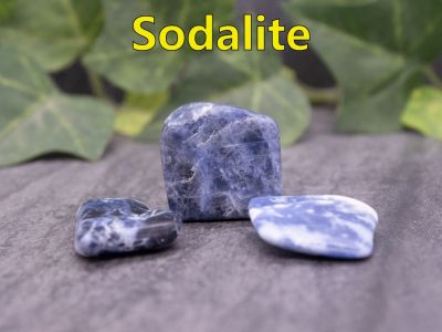 Sodalite
Named by a Scottish chemist due to its high Sodium content, sodalite is mined in Canada, the US, Brazil and other countries. These stones come primarily from Brazil and Namibia. 


